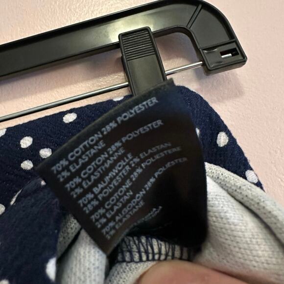 Maeve Anthropologie Blue Polka Dot Mini Skirt with Buttons NWT XL - Picture 8 of 8